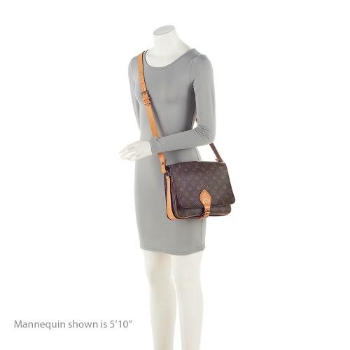 Louis Vuitton Vintage Monogram Canvas Cartouchiere GM Shoulder Bag (SHF-yJImEg) - Image 4
