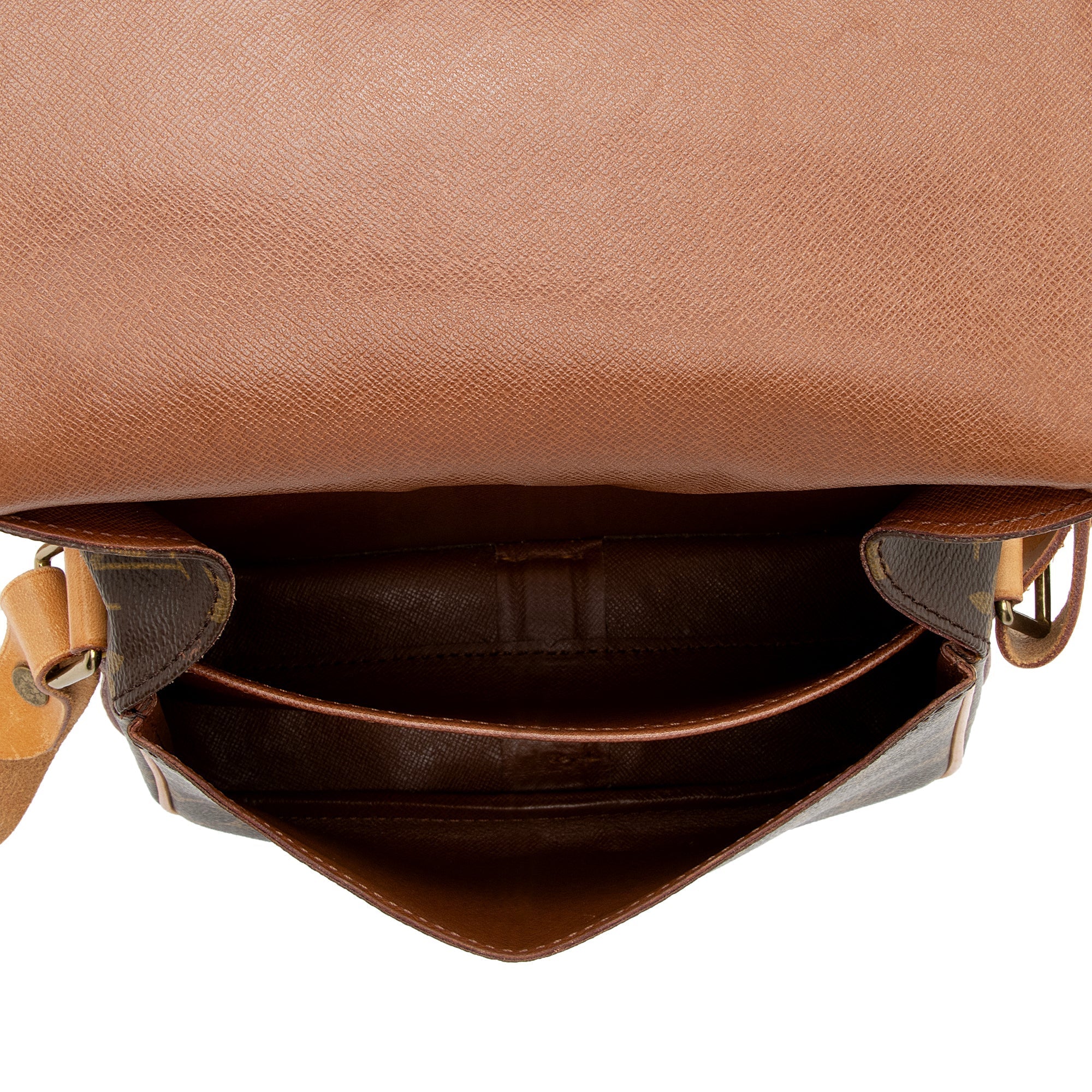 Louis Vuitton Vintage Monogram Canvas Cartouchiere MM Shoulder Bag (SHF-Ns6wrZ) - Image 6