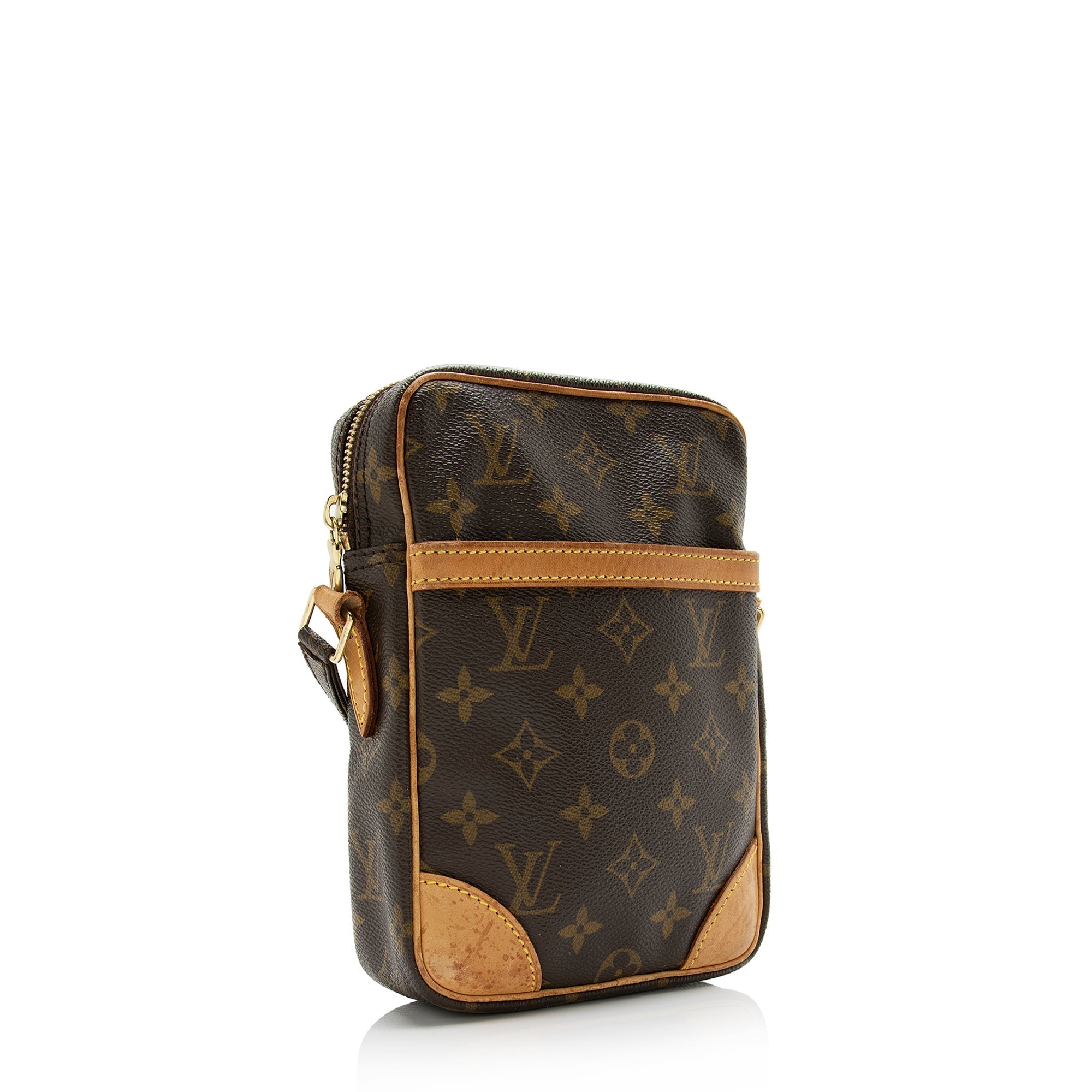 Louis Vuitton Vintage Monogram Canvas Danube Shoulder Bag (SHF-23753)