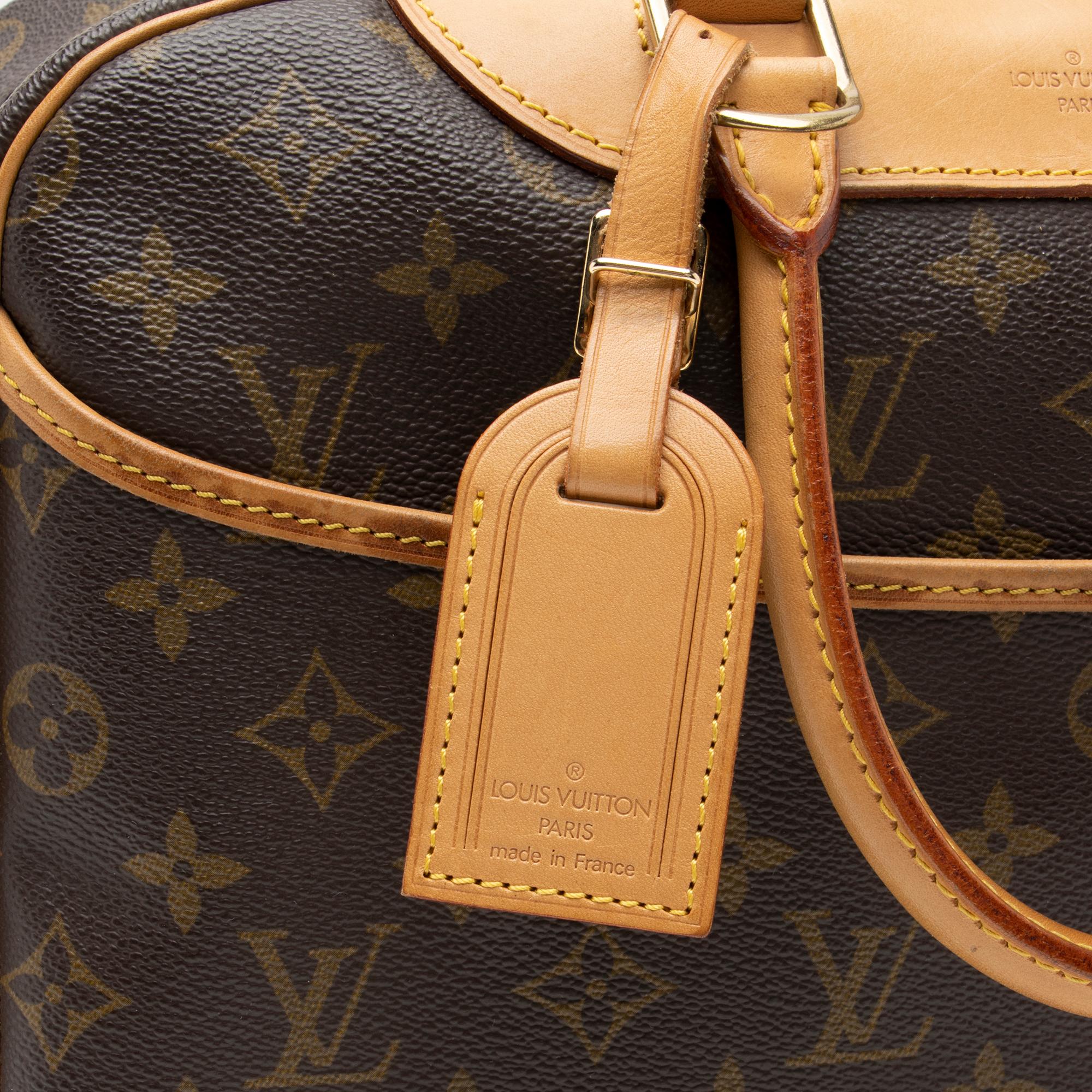 Louis Vuitton Vintage Monogram Canvas Deauville Satchel (SHF-DJEJ8X) - Image 10