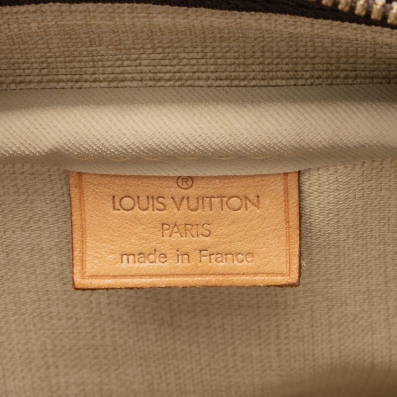 Louis Vuitton Vintage Monogram Canvas Deauville Satchel (SHF-DJEJ8X) - Image 7
