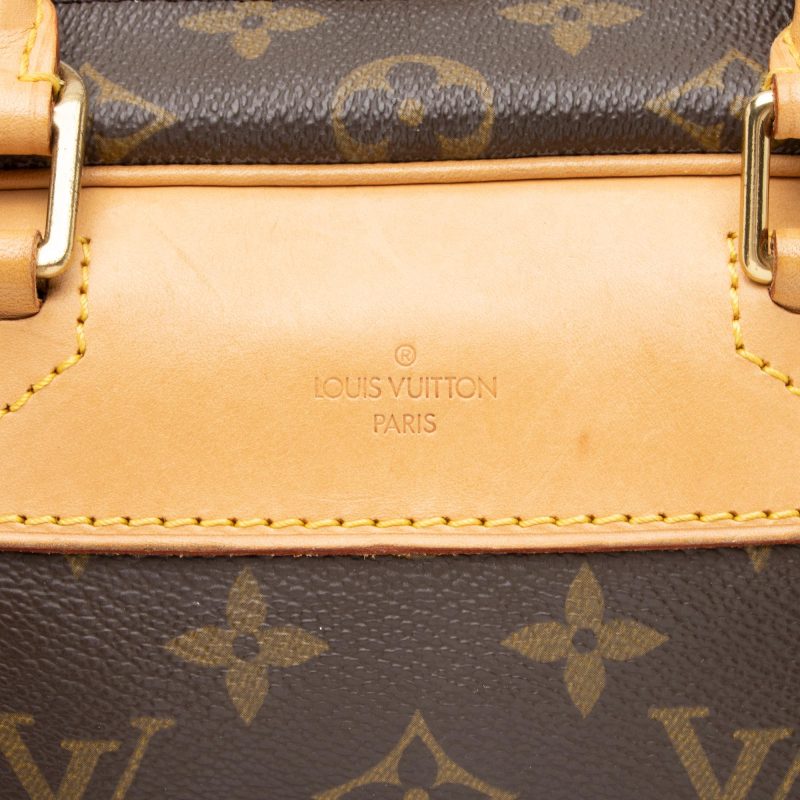 Louis Vuitton Vintage Monogram Canvas Deauville Satchel (SHF-DJEJ8X) - Image 8