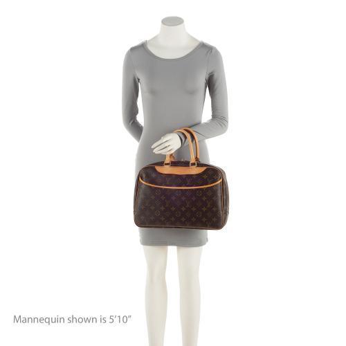 Louis Vuitton Vintage Monogram Canvas Deauville Satchel (SHF-DJEJ8X) - Image 4