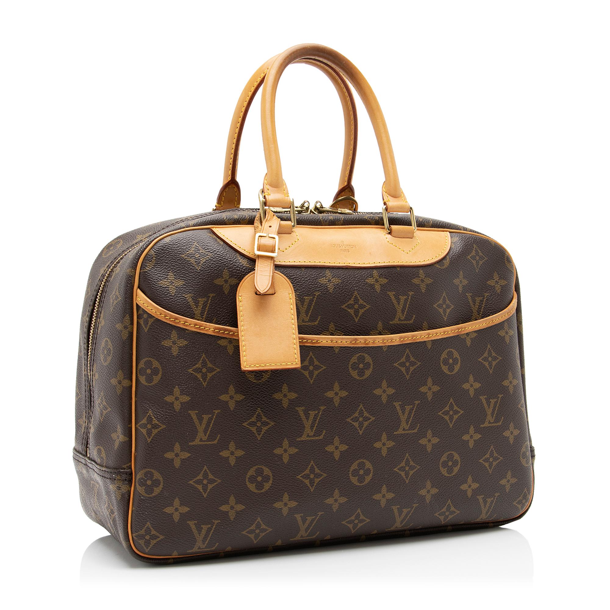 Louis Vuitton Vintage Monogram Canvas Deauville Satchel (SHF-DJEJ8X)