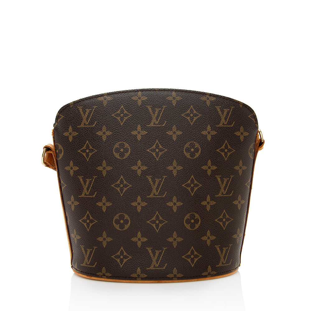 Louis Vuitton Vintage Monogram Canvas Drouot Shoulder Bag (SHF-18081) - Image 2