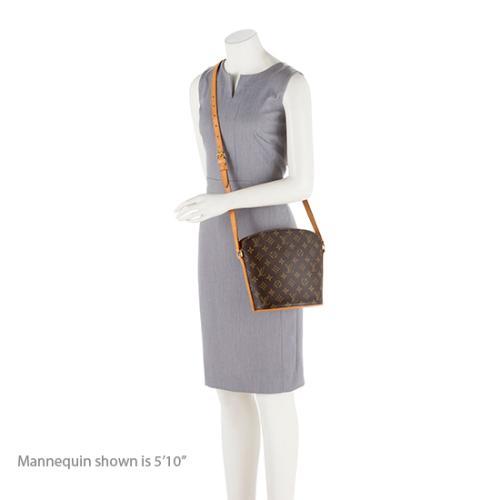 Louis Vuitton Vintage Monogram Canvas Drouot Shoulder Bag (SHF-18081) - Image 4