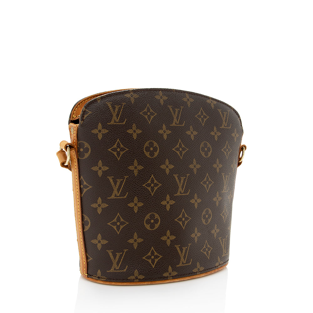 Louis Vuitton Vintage Monogram Canvas Drouot Shoulder Bag (SHF-18081)
