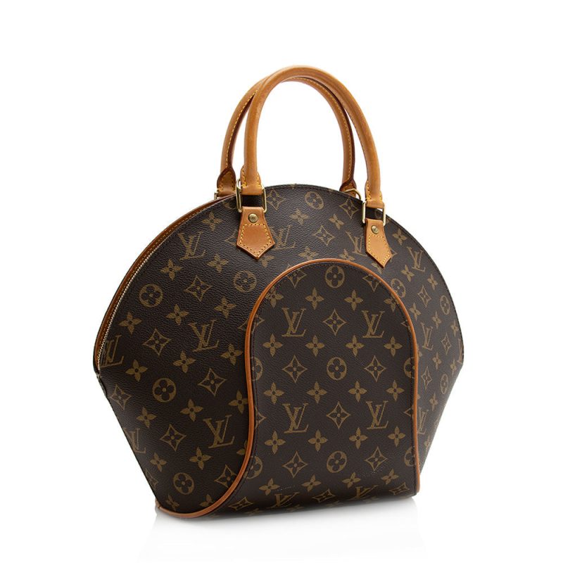 Louis Vuitton Vintage Monogram Canvas Ellipse MM Satchel (SHF-21164)