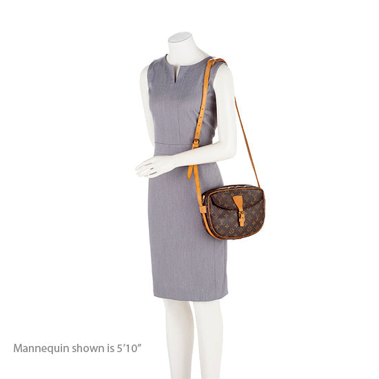 Louis Vuitton Vintage Monogram Canvas Jeune Fille MM Shoulder Bag (SHF-18465) - Image 4
