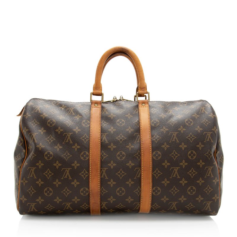 Louis Vuitton Vintage Monogram Canvas Keepall 45 Duffel Bag - FINAL SALE (SHF-19385) - Image 2
