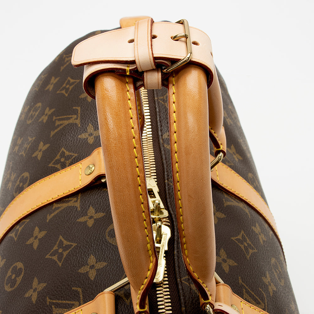 Louis Vuitton Vintage Monogram Canvas Keepall 45 Duffel Bag (SHF-21026) - Image 10