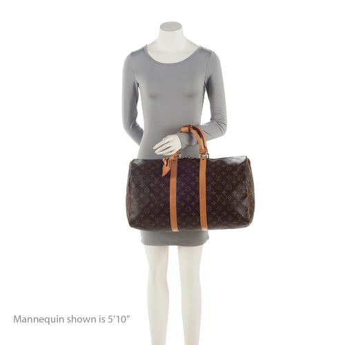 Louis Vuitton Vintage Monogram Canvas Keepall 45 Duffle Bag (SHF-23452) - Image 4