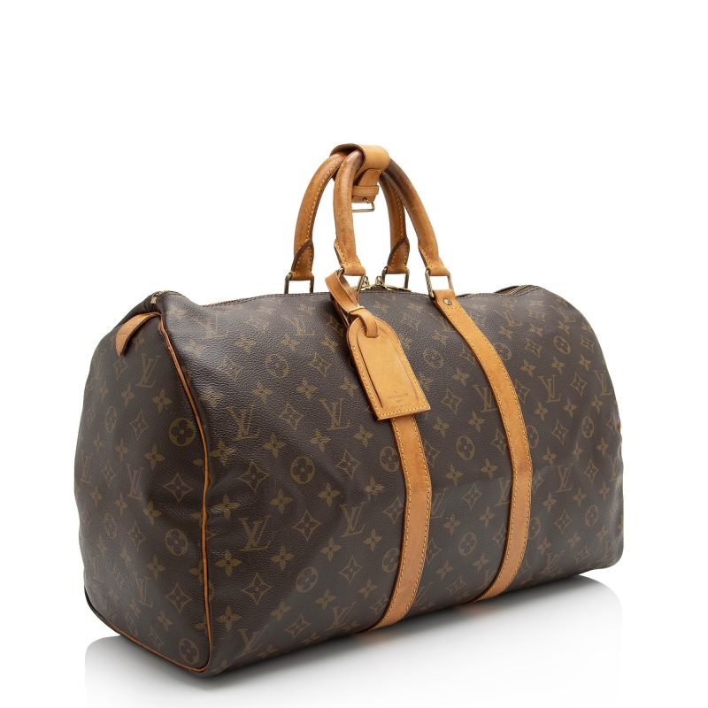 Louis Vuitton Vintage Monogram Canvas Keepall 45 Duffle Bag (SHF-23452)