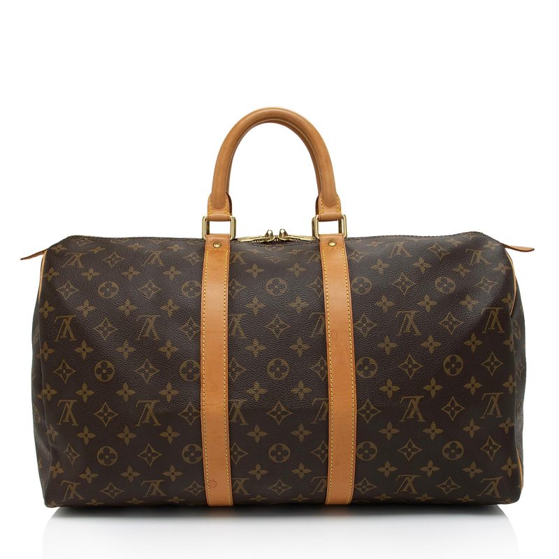Louis Vuitton Vintage Monogram Canvas Keepall 45 Duffle Bag (SHF-6rTrqZ) - Image 2