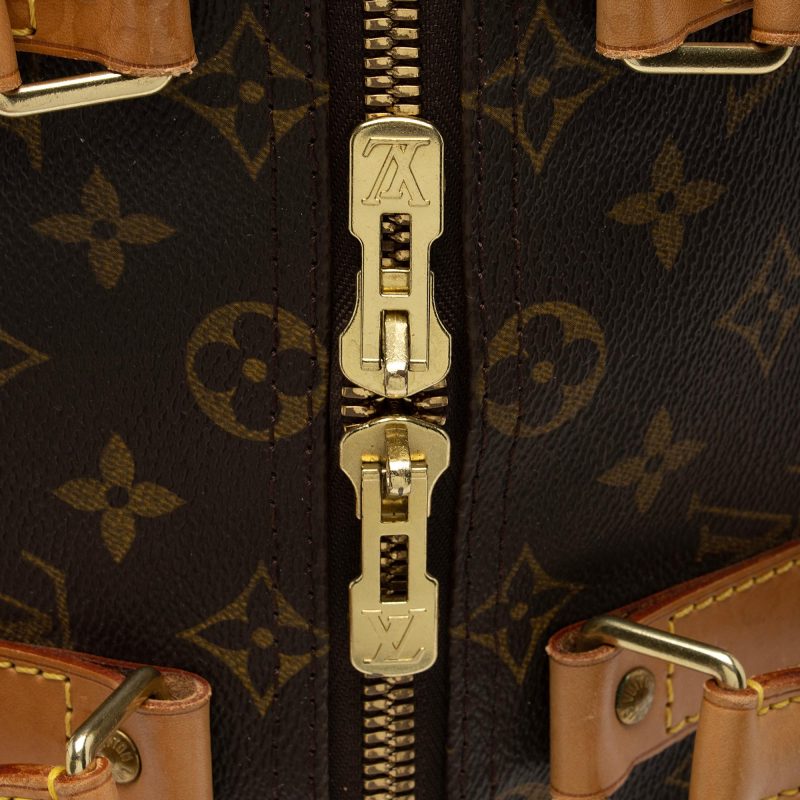 Louis Vuitton Vintage Monogram Canvas Keepall 45 Duffle Bag (SHF-6rTrqZ) - Image 8