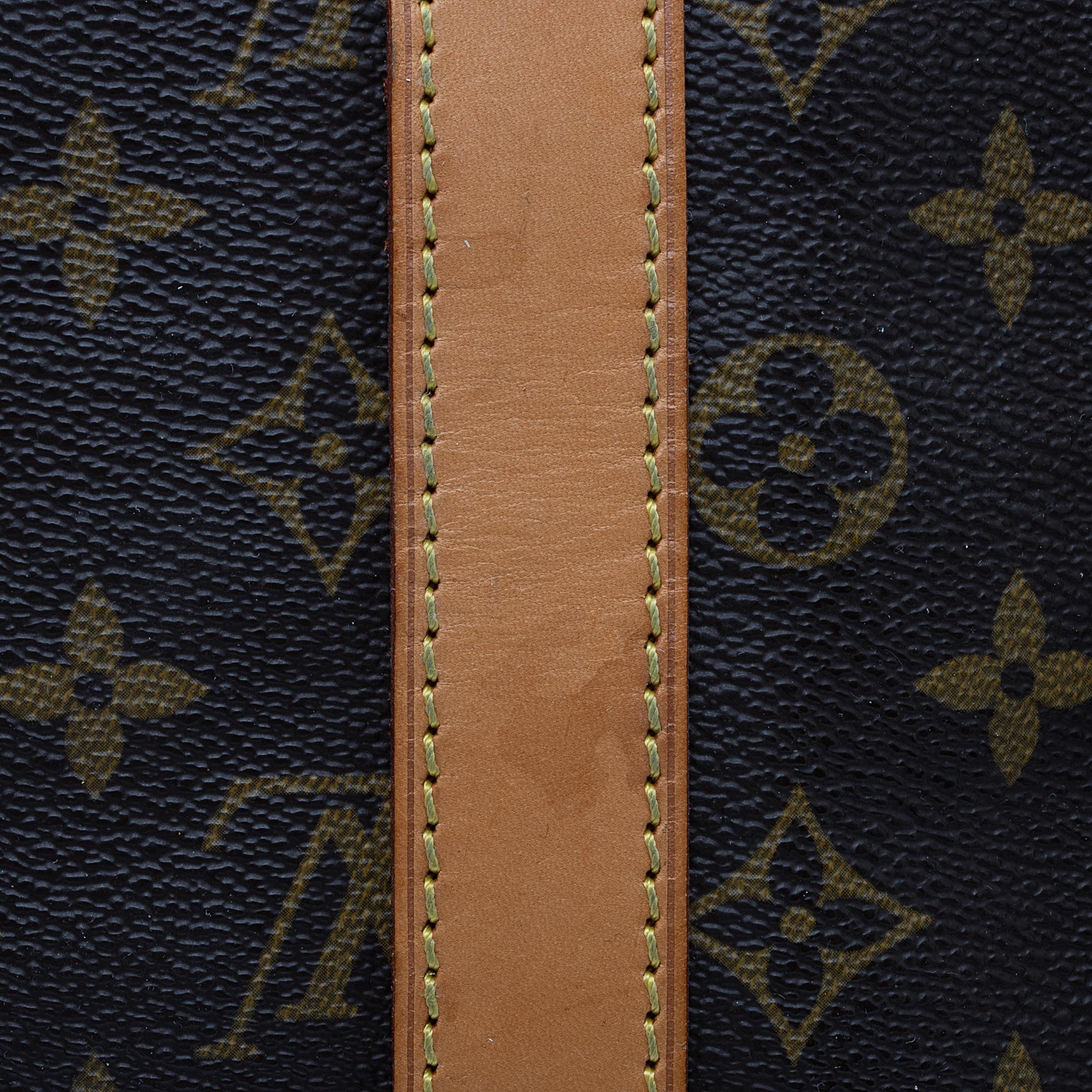 Louis Vuitton Vintage Monogram Canvas Keepall 45 Duffle Bag (SHF-6rTrqZ) - Image 9