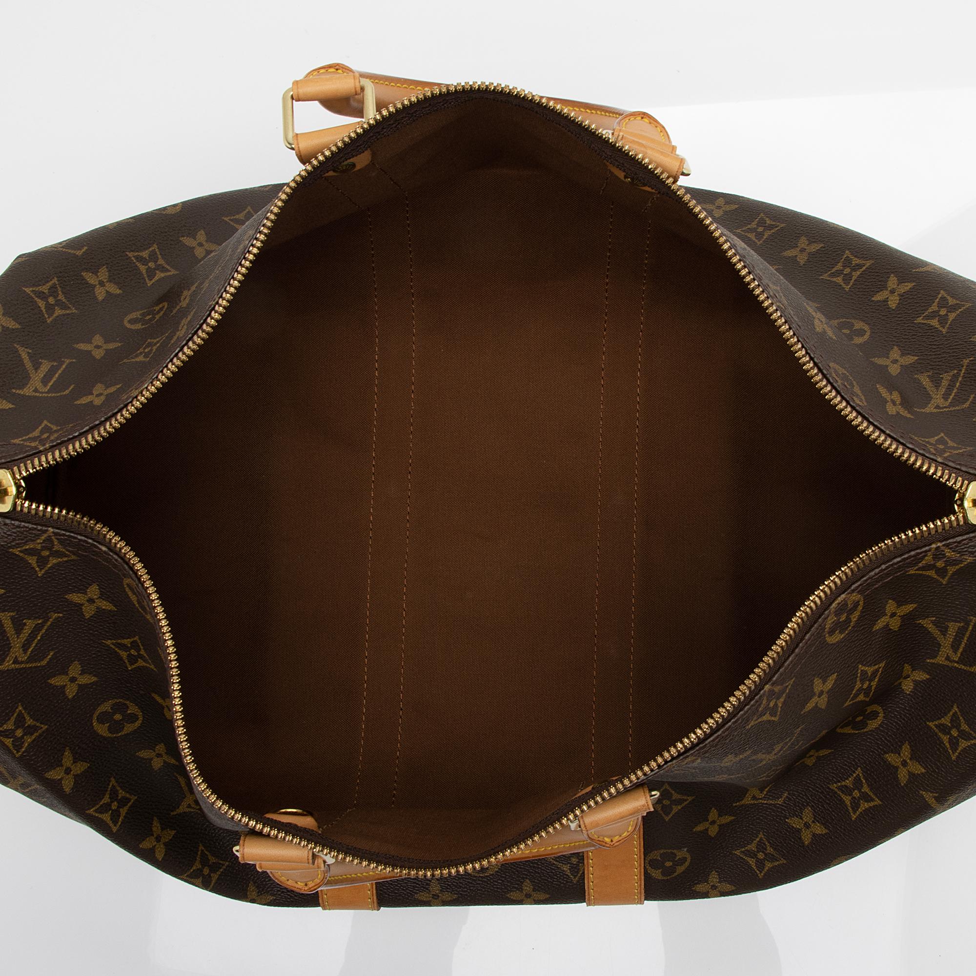 Louis Vuitton Vintage Monogram Canvas Keepall 45 Duffle Bag (SHF-6rTrqZ) - Image 6