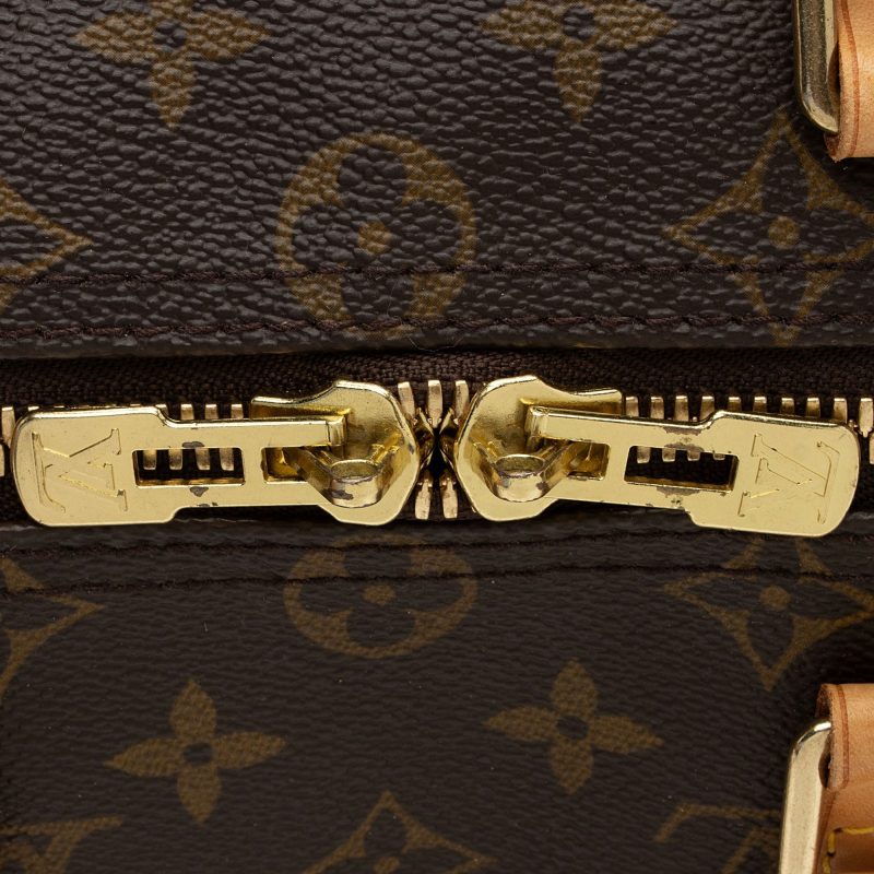 Louis Vuitton Vintage Monogram Canvas Keepall 45 Duffle Bag (SHF-yj7olY) - Image 8