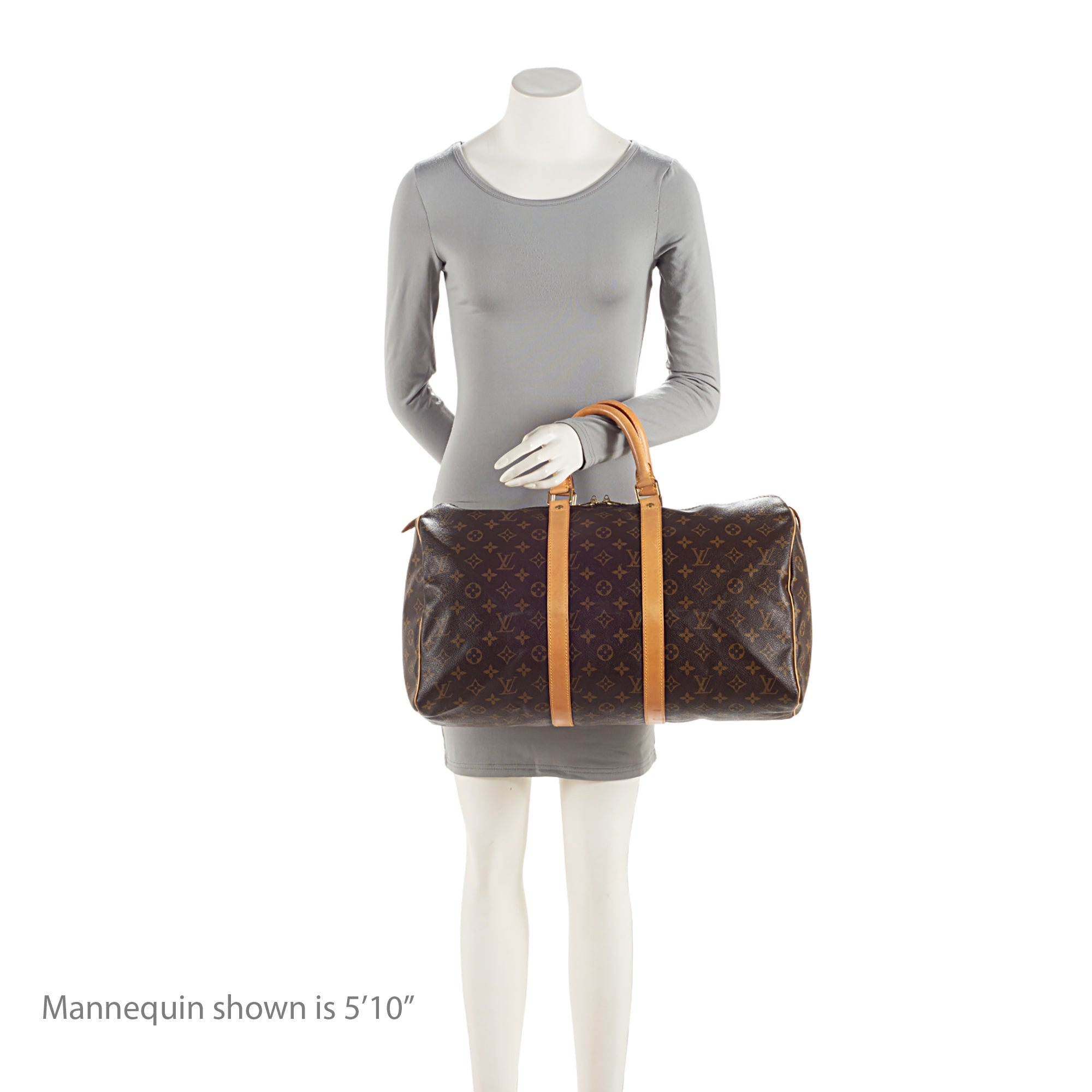 Louis Vuitton Vintage Monogram Canvas Keepall 45 Duffle Bag (SHF-yj7olY) - Image 4