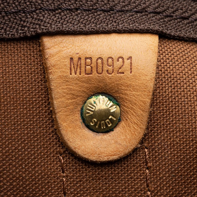 Louis Vuitton Vintage Monogram Canvas Keepall 50 Duffel Bag (SHF-20201) - Image 5