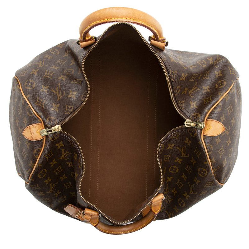 Louis Vuitton Vintage Monogram Canvas Keepall 50 Duffel Bag (SHF-20201) - Image 6