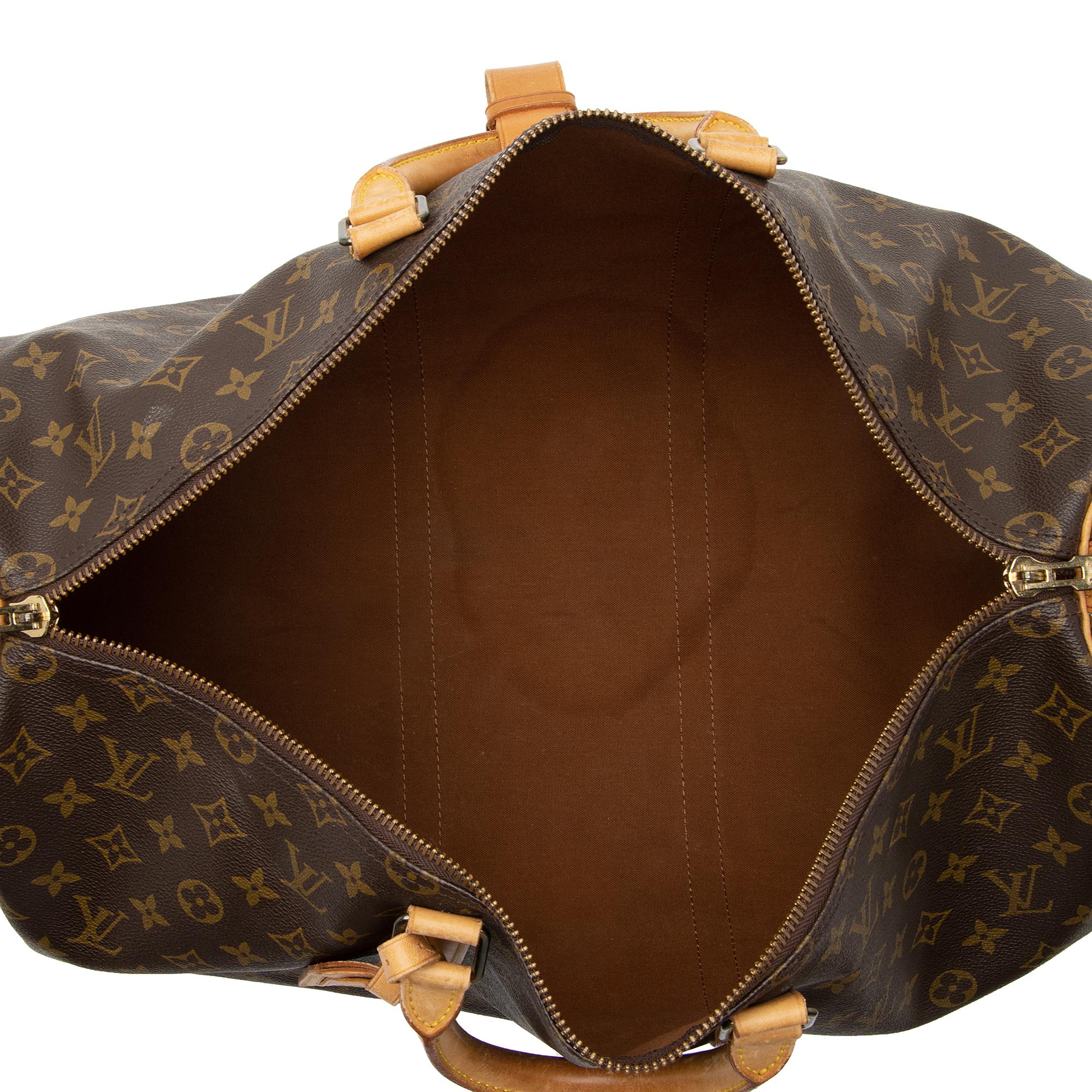 Louis Vuitton Vintage Monogram Canvas Keepall 50 Duffle Bag (SHF-pIqYyr) - Image 6