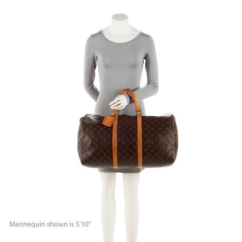 Louis Vuitton Vintage Monogram Canvas Keepall 50 Duffle Bag (SHF-pIqYyr) - Image 4