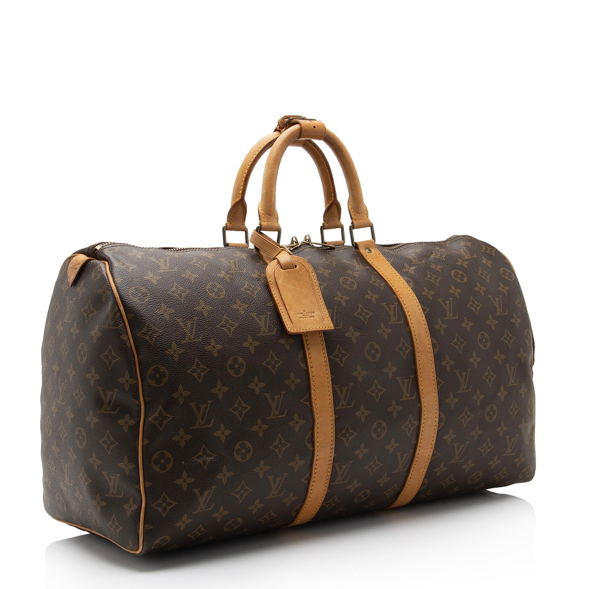 Louis Vuitton Vintage Monogram Canvas Keepall 50 Duffle Bag (SHF-pIqYyr)