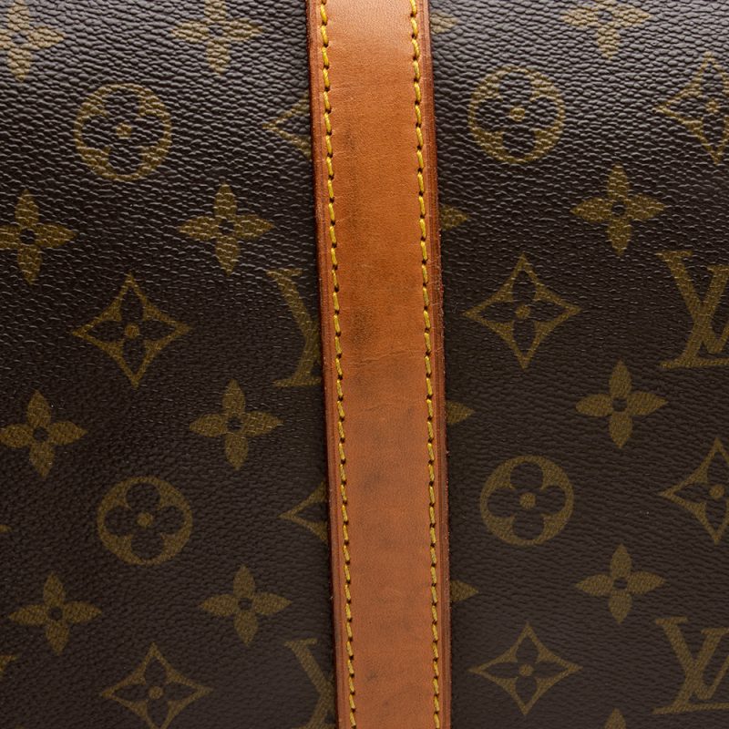 Louis Vuitton Vintage Monogram Canvas Keepall 55 Duffel Bag (SHF-16747) - Image 9