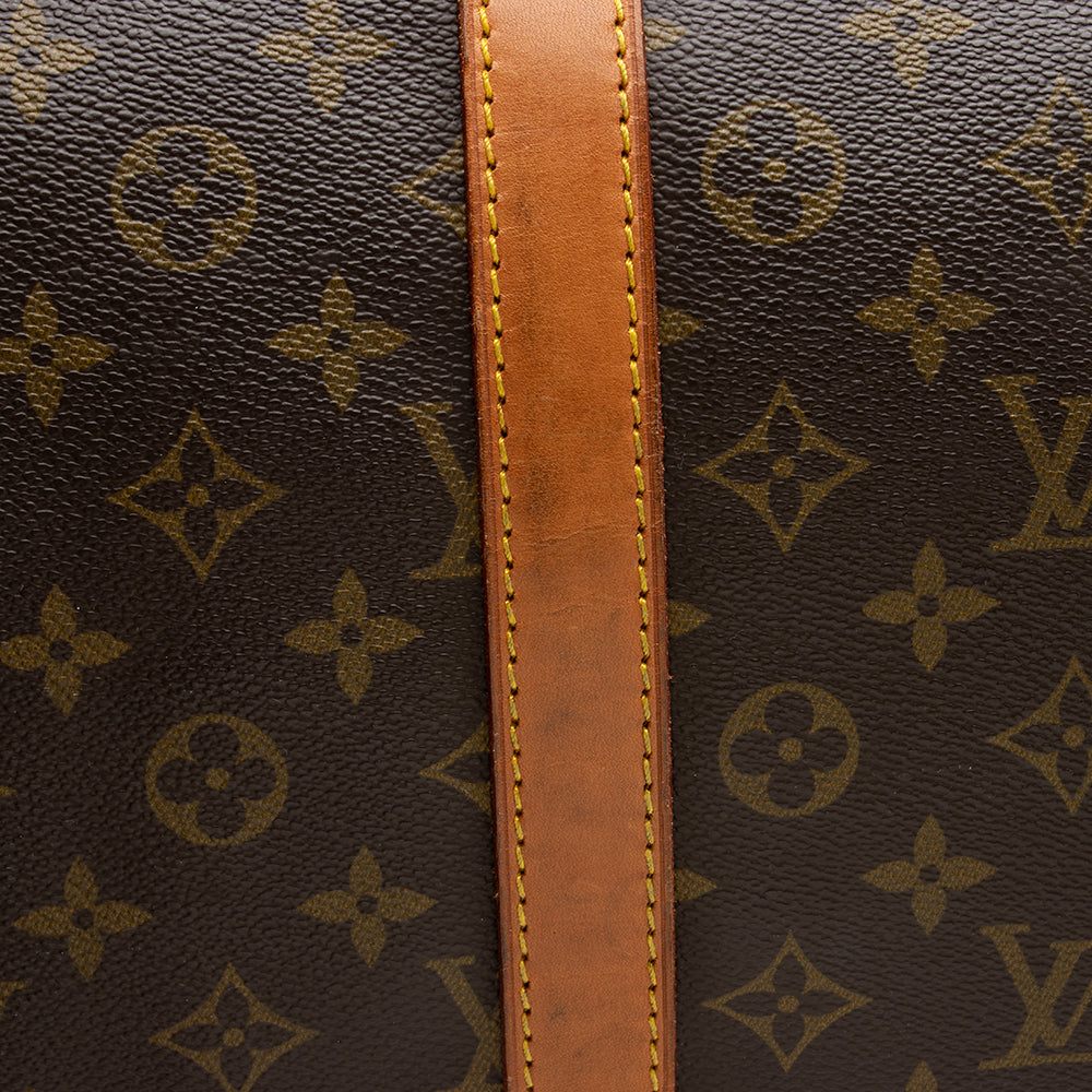 Louis Vuitton Vintage Monogram Canvas Keepall 55 Duffel Bag (SHF-16747) - Image 9