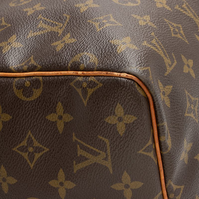 Louis Vuitton Vintage Monogram Canvas Keepall 55 Duffel Bag (SHF-16747) - Image 10
