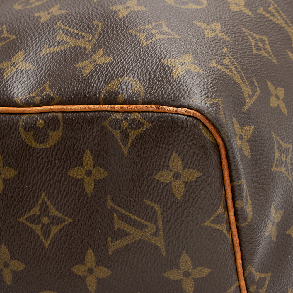 Louis Vuitton Vintage Monogram Canvas Keepall 55 Duffel Bag (SHF-16747) - Image 10