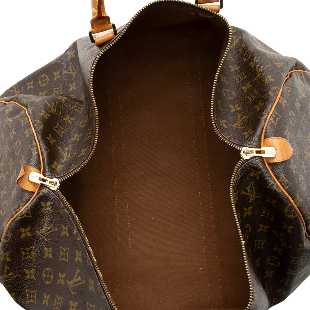 Louis Vuitton Vintage Monogram Canvas Keepall 55 Duffel Bag (SHF-16747) - Image 5