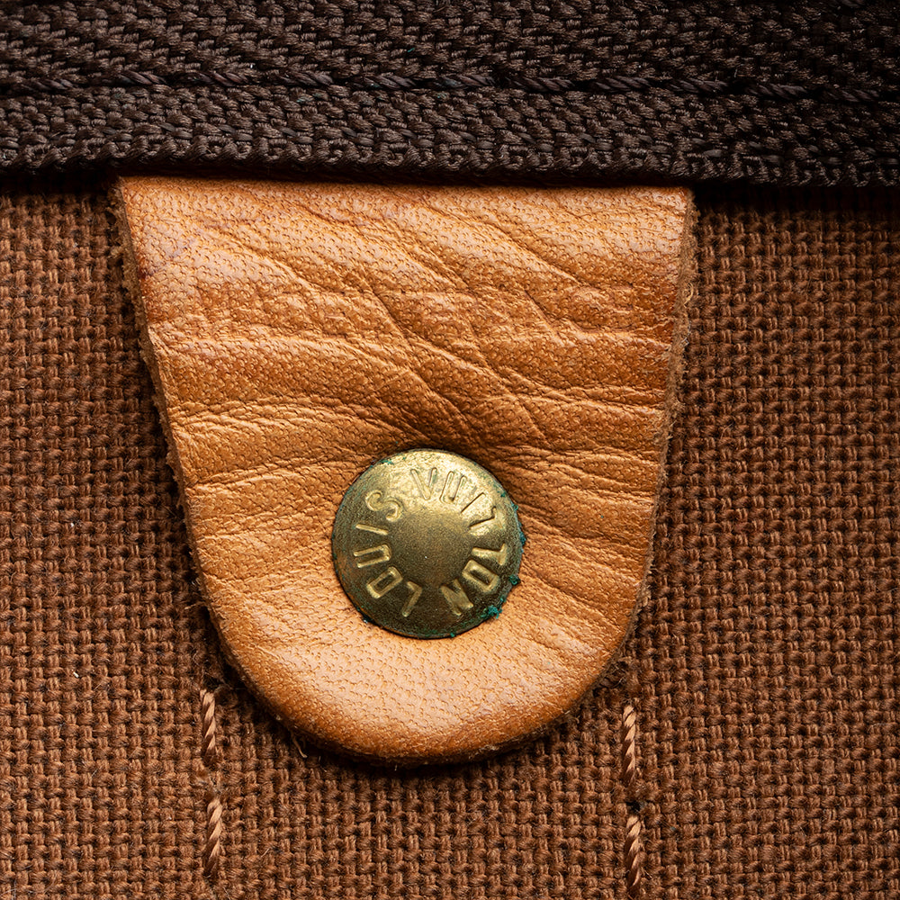 Louis Vuitton Vintage Monogram Canvas Keepall 55 Duffel Bag (SHF-16747) - Image 6