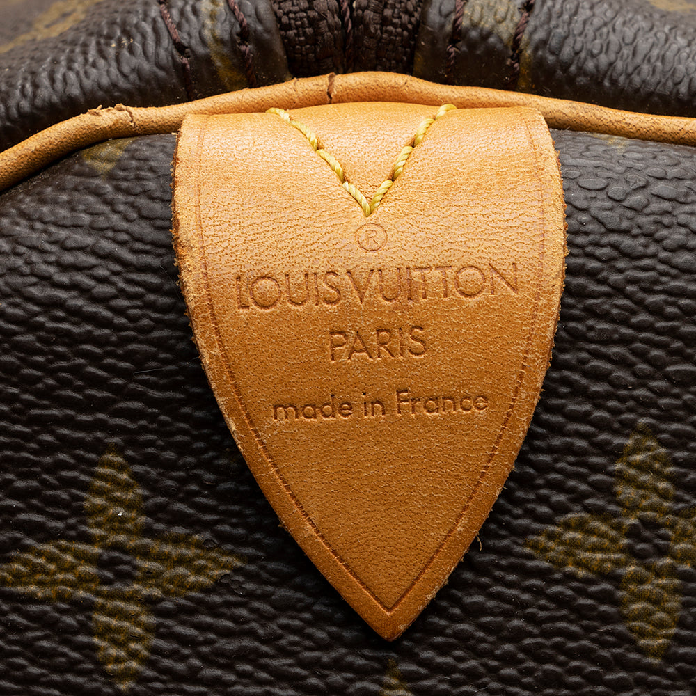 Louis Vuitton Vintage Monogram Canvas Keepall 55 Duffle Bag (SHF-21843) - Image 7