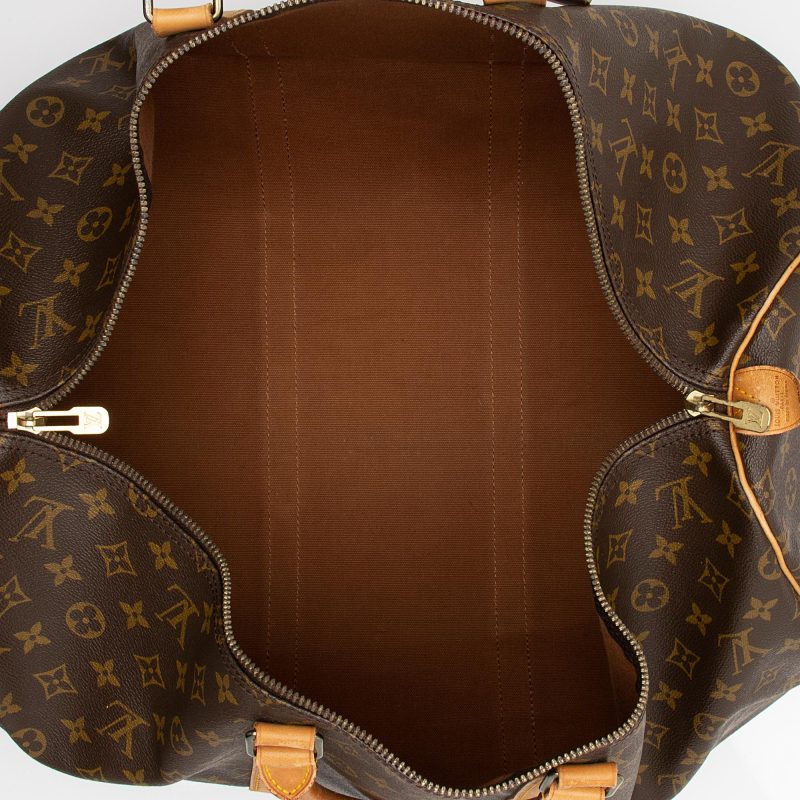 Louis Vuitton Vintage Monogram Canvas Keepall 55 Duffle Bag (SHF-HJ33aV) - Image 6