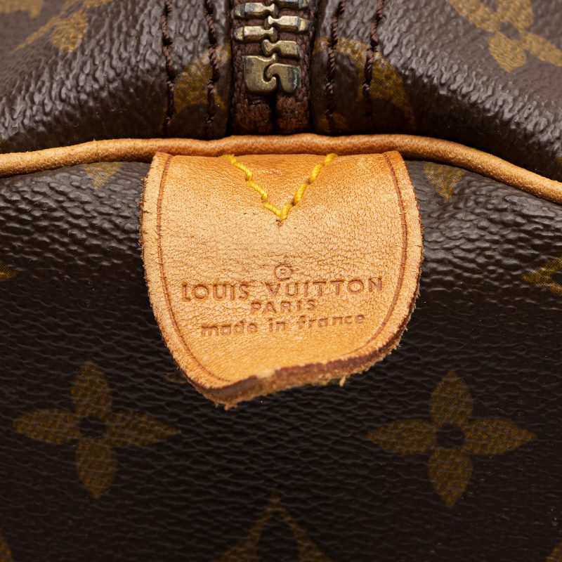 Louis Vuitton Vintage Monogram Canvas Keepall 55 Duffle Bag (SHF-HJ33aV) - Image 7