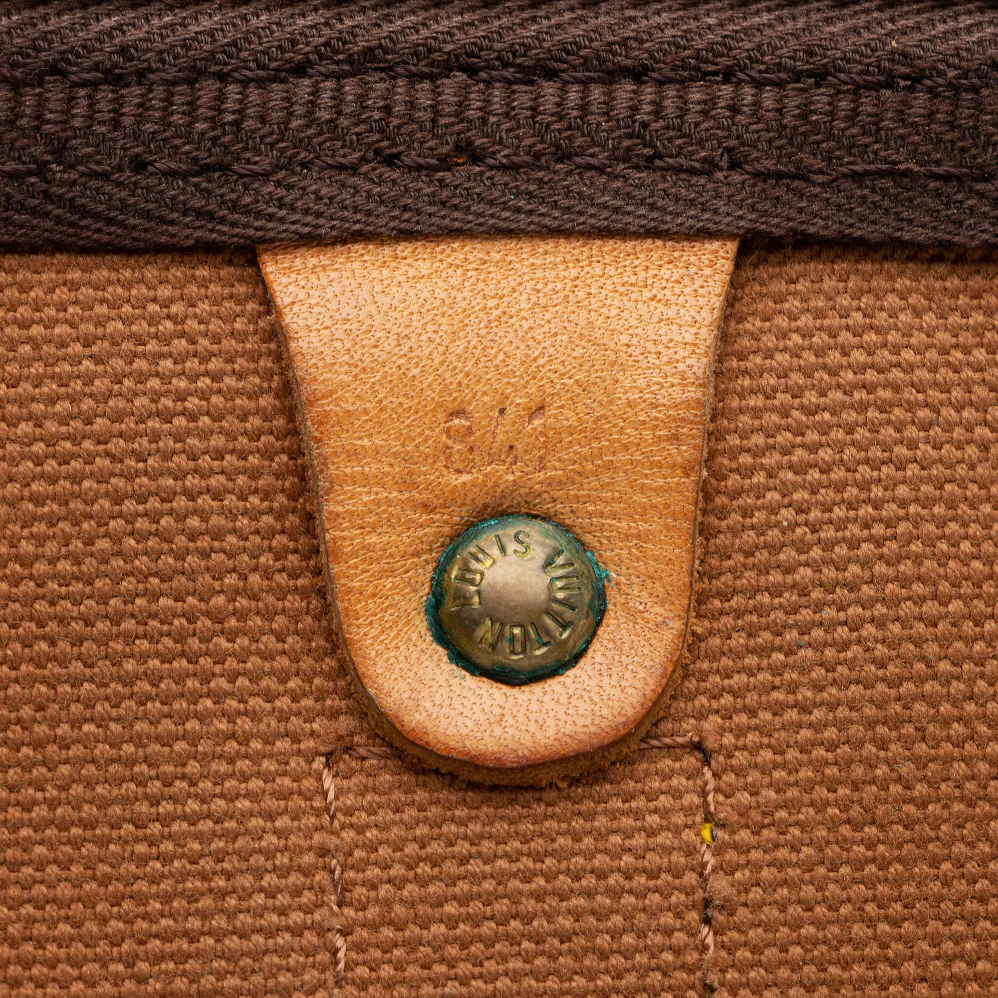 Louis Vuitton Vintage Monogram Canvas Keepall 55 Duffle Bag (SHF-YIKVeb) - Image 5