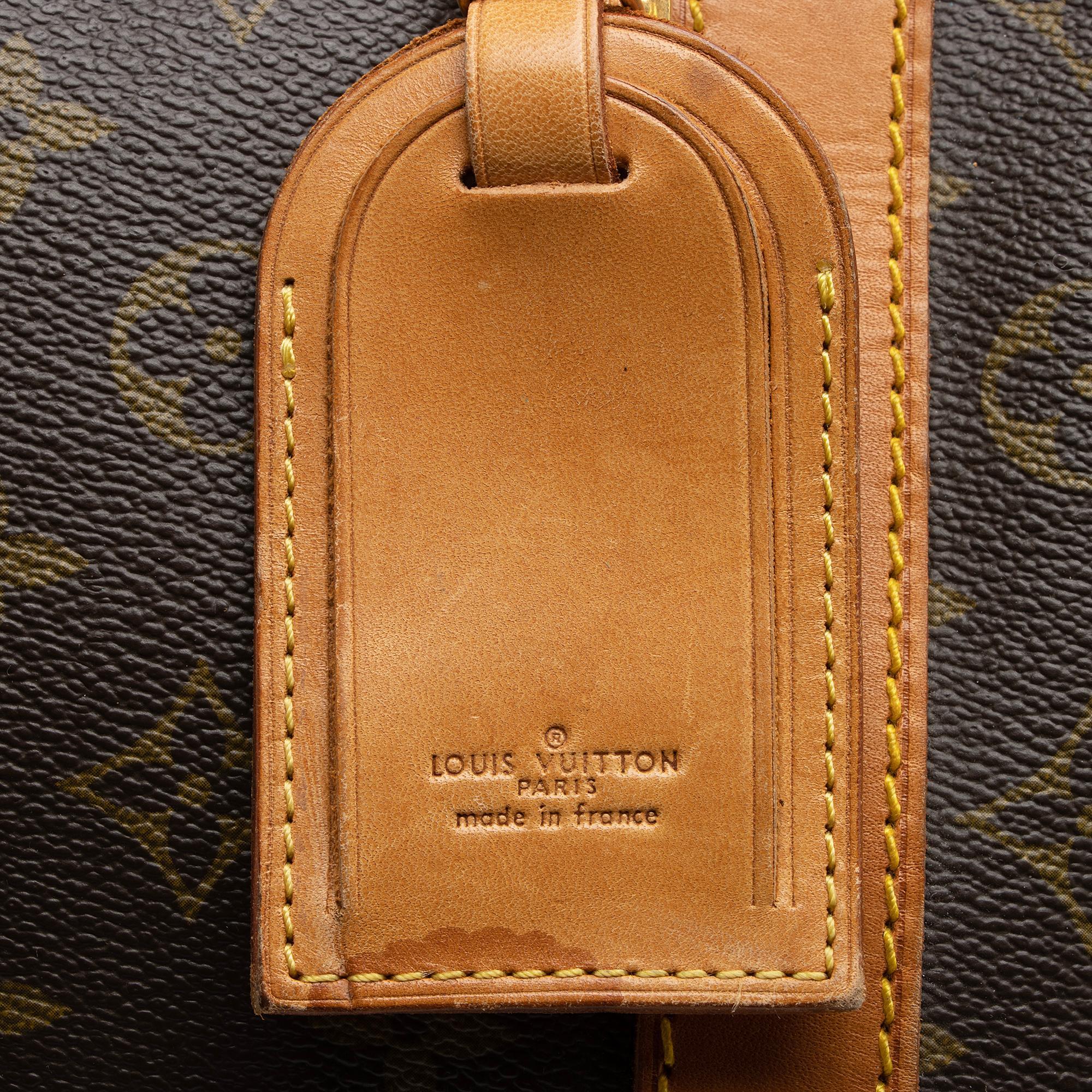 Louis Vuitton Vintage Monogram Canvas Keepall 55 Duffle Bag (SHF-YIKVeb) - Image 8