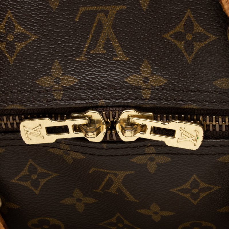 Louis Vuitton Vintage Monogram Canvas Keepall 60 Duffel Bag (SHF-16748) - Image 7