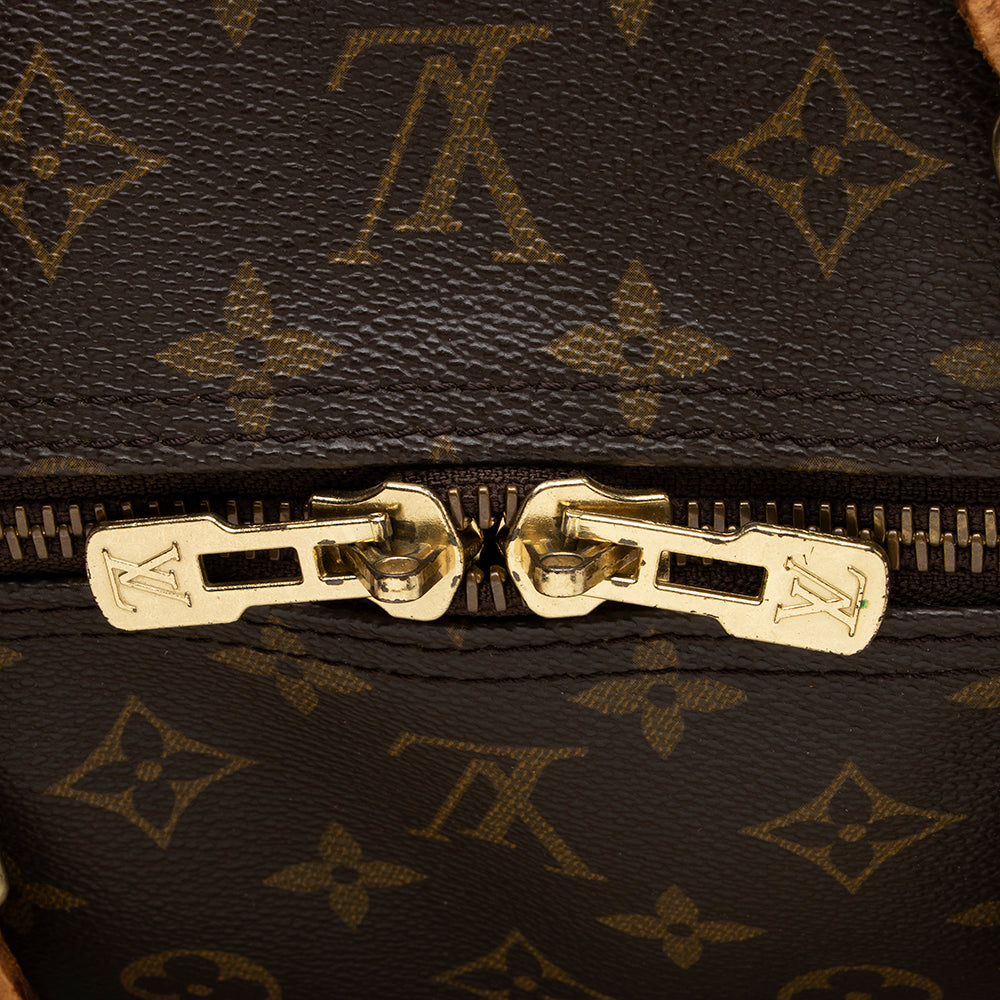 Louis Vuitton Vintage Monogram Canvas Keepall 60 Duffel Bag (SHF-16748) - Image 7