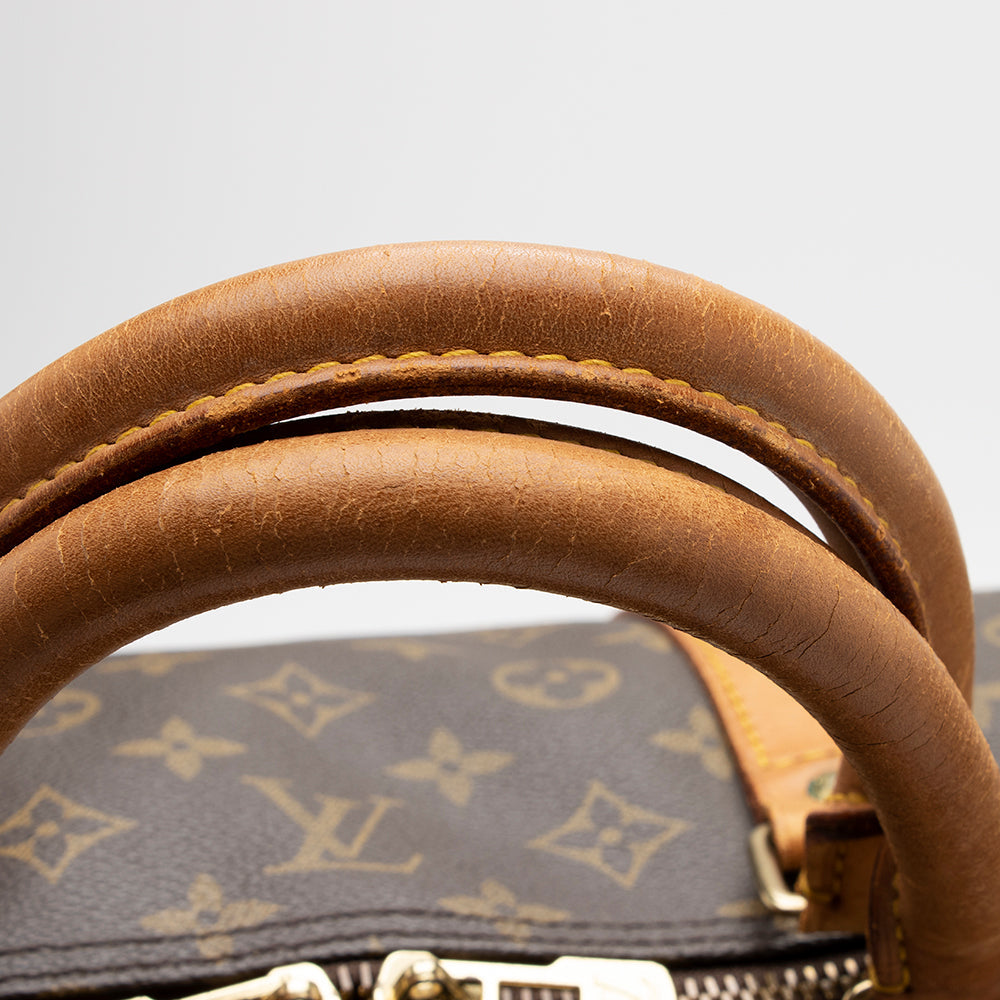 Louis Vuitton Vintage Monogram Canvas Keepall 60 Duffel Bag (SHF-16748) - Image 8