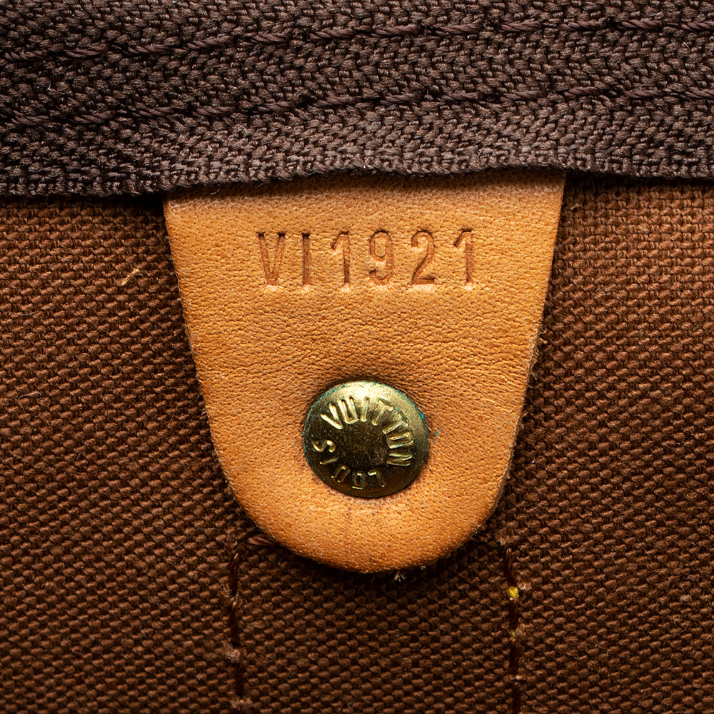 Louis Vuitton Vintage Monogram Canvas Keepall Bandouliere 50 Duffel Bag (SHF-20375) - Image 5