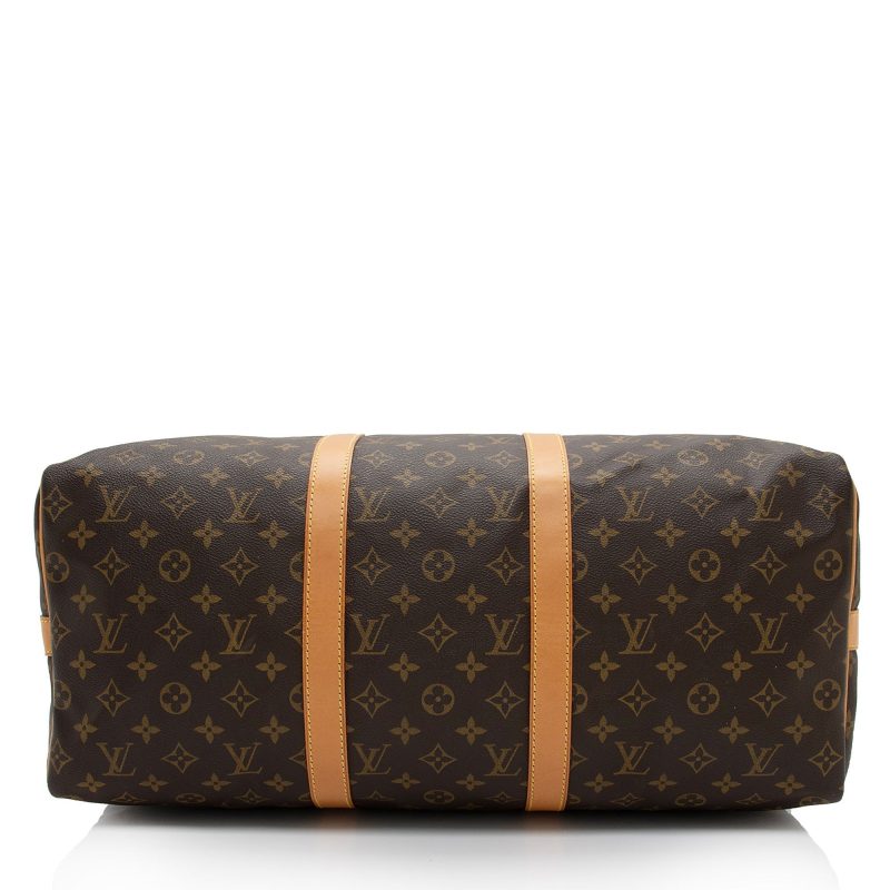 Louis Vuitton Vintage Monogram Canvas Keepall Bandouliere 50 Duffle Bag (SHF-geZCJA) - Image 3