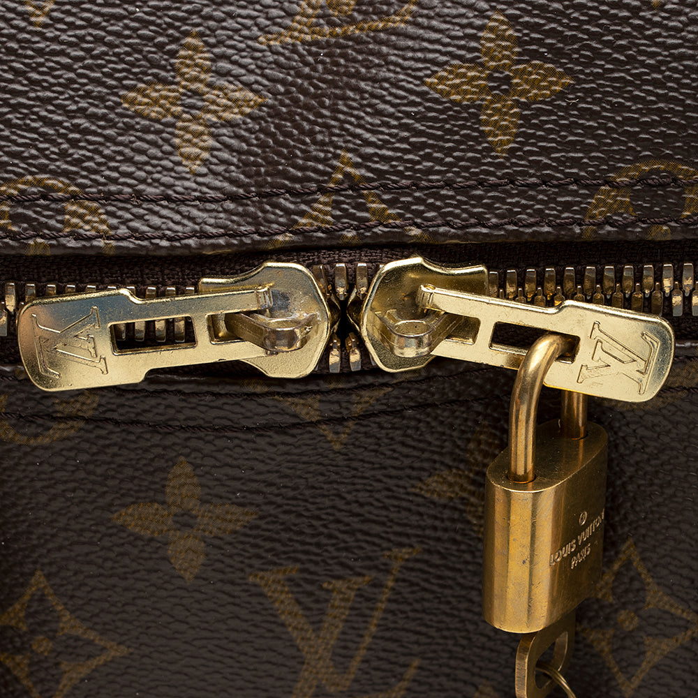 Louis Vuitton Vintage Monogram Canvas Keepall Bandouliere 55 Duffel Bag (SHF-21498) - Image 7