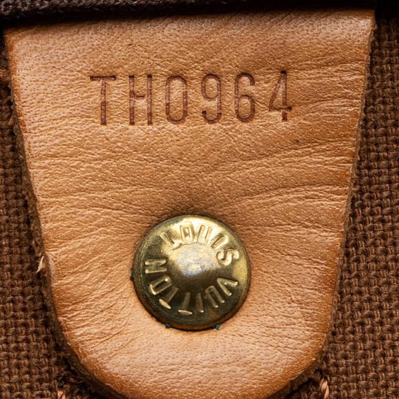 Louis Vuitton Vintage Monogram Canvas Keepall Bandouliere 55 Duffel Bag (SHF-21498) - Image 4