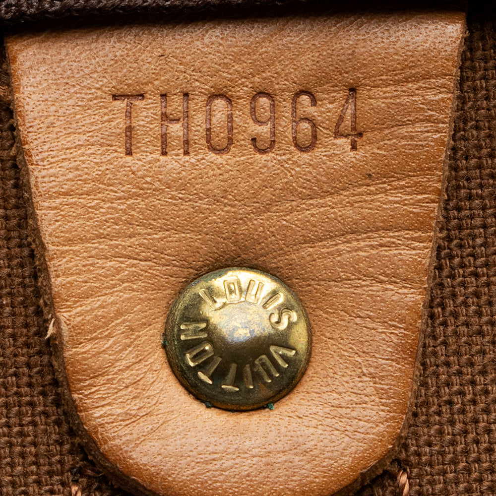 Louis Vuitton Vintage Monogram Canvas Keepall Bandouliere 55 Duffel Bag (SHF-21498) - Image 4