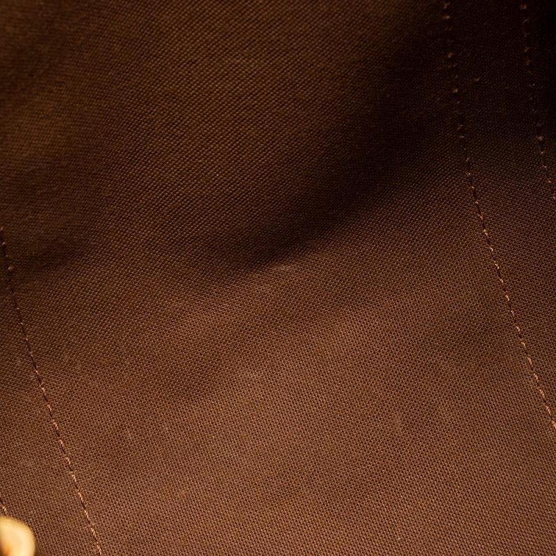 Louis Vuitton Vintage Monogram Canvas Keepall Bandouliere 55 Duffel Bag (SHF-21498) - Image 8