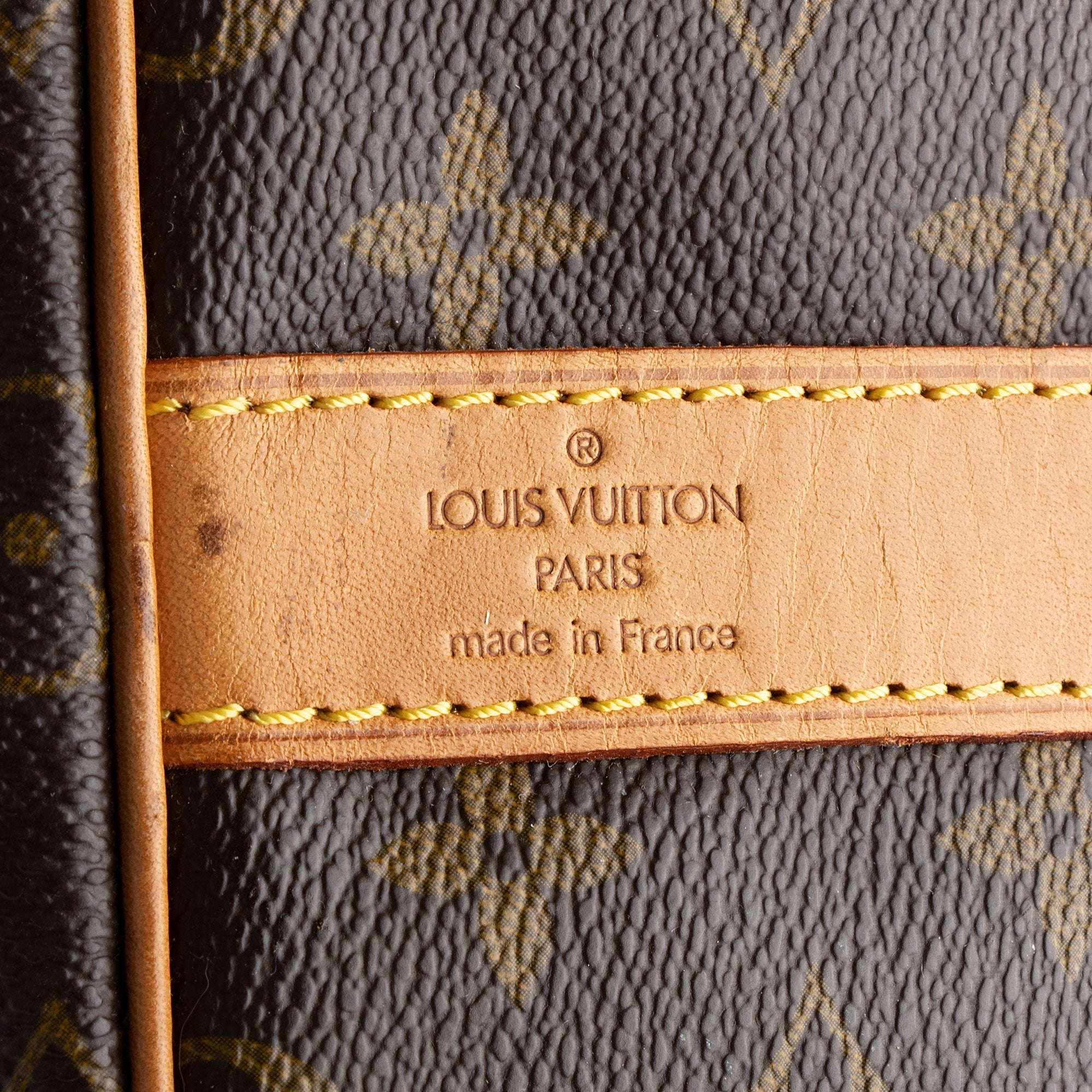 Louis Vuitton Vintage Monogram Canvas Keepall Bandouliere 55 Duffle Bag (SHF-PQTyV5) - Image 7