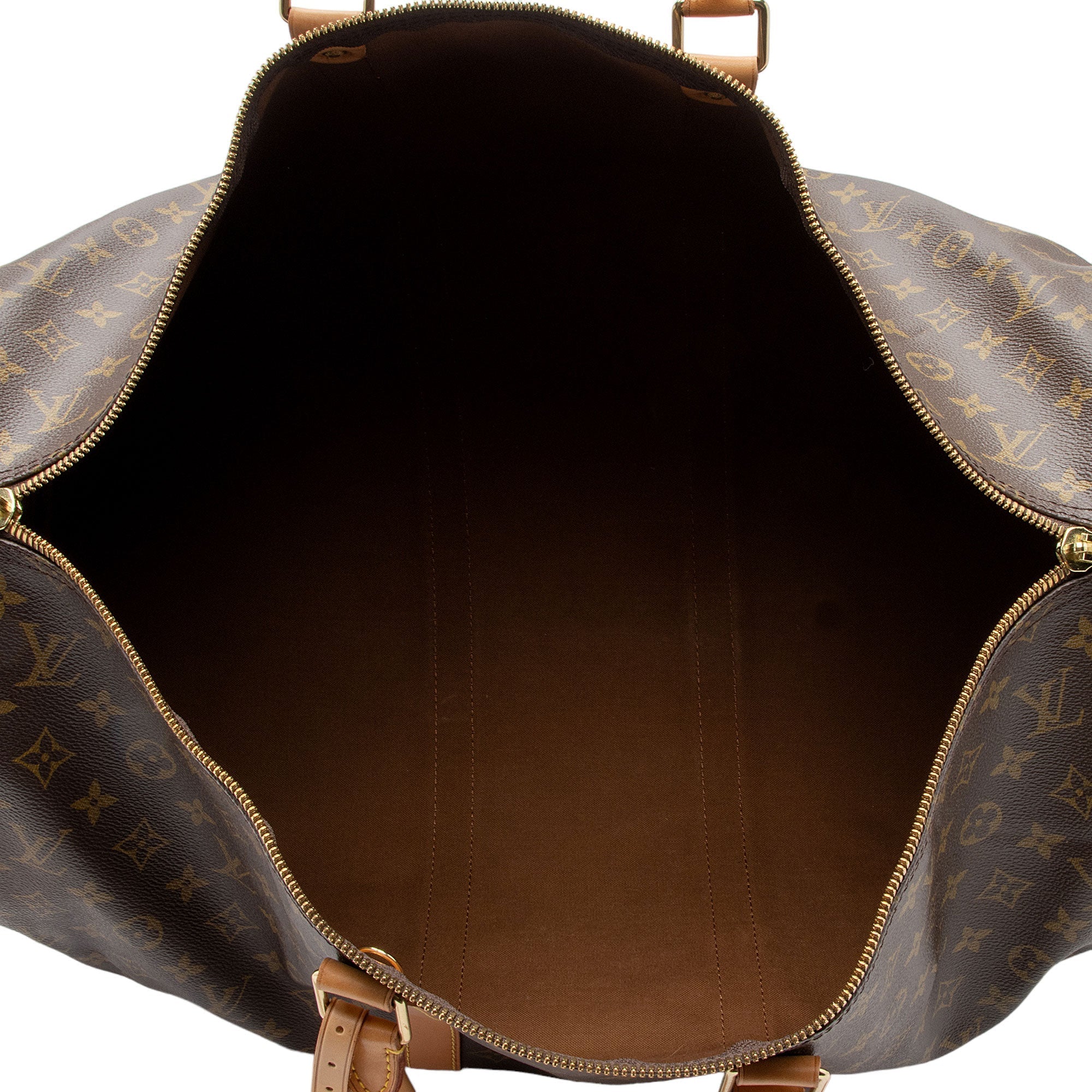 Louis Vuitton Vintage Monogram Canvas Keepall Bandouliere 55 Duffle Bag (SHF-KRqlod) - Image 6